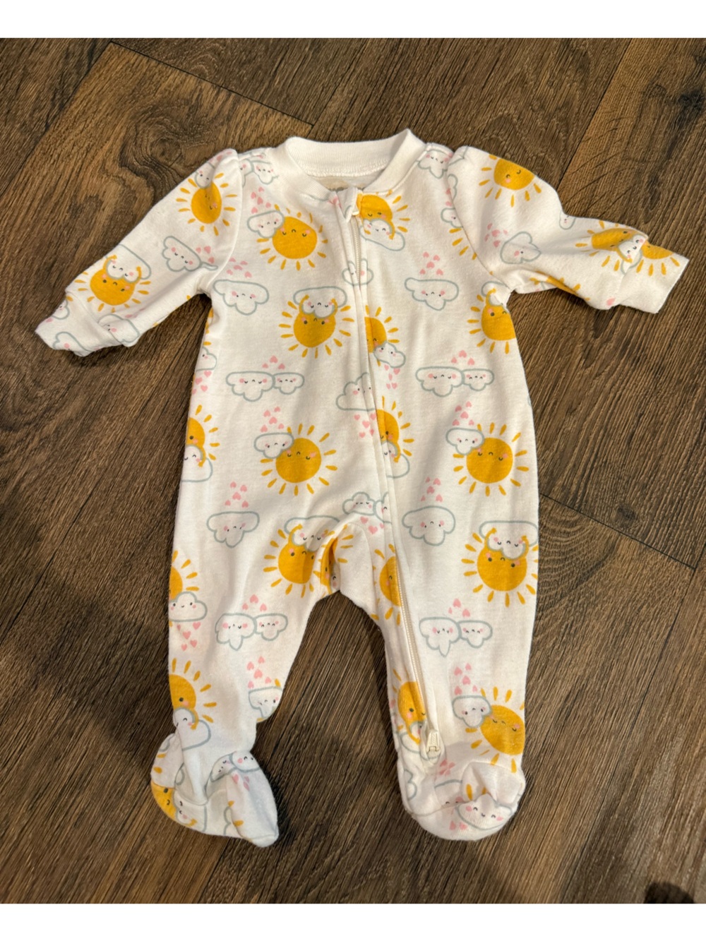Huggies- Sunshine Two Way Zipper- Sleeper-Newborn